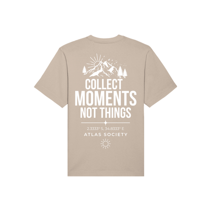 Collect Moments, Not Things - Organic T-Shirt