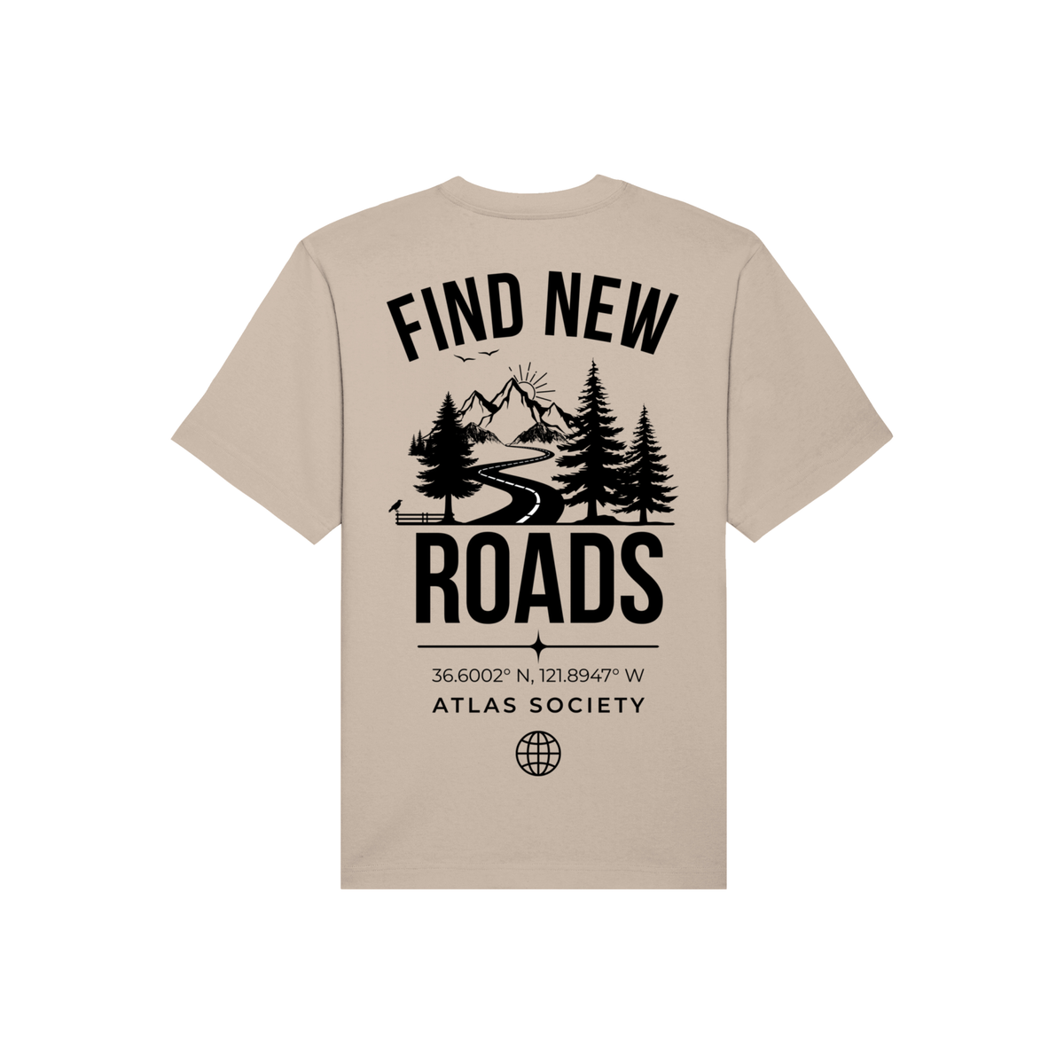 Find New Roads - Organic T-Shirt